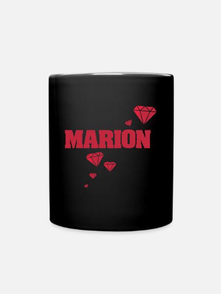 Diamant Marion - Tasse einfarbig - Schwarz