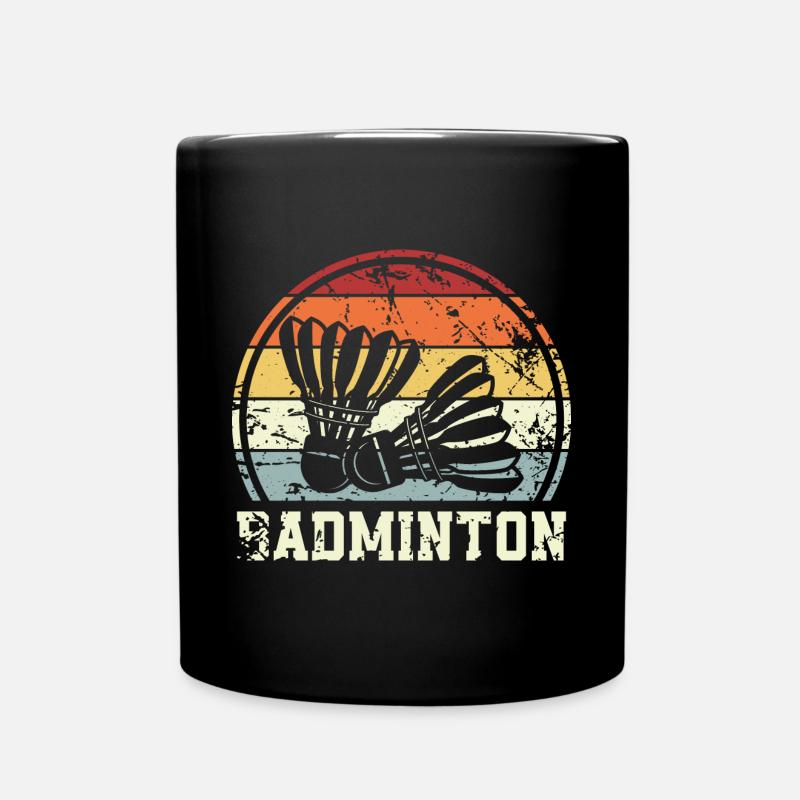 Badminton - Tasse einfarbig - Schwarz