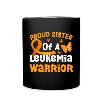 Leukemia Awareness Month Leukemia Survivor - Full Colour Mug - black - Front