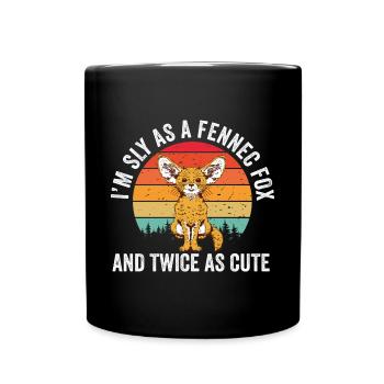 Fennek-füchse, Schlauer, Süßer - Mug uni - noir - Devant