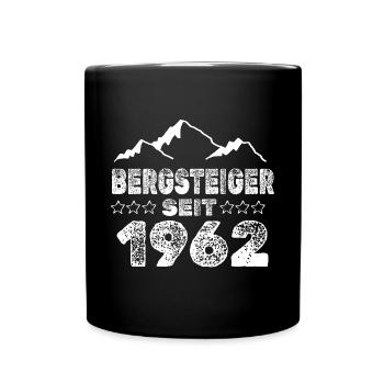 Jahr 1962 - Tasse einfarbig - Schwarz - Vorne