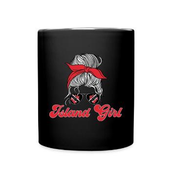 Drapeau de Trinité-et-Tobago - Mug uni - noir - Devant