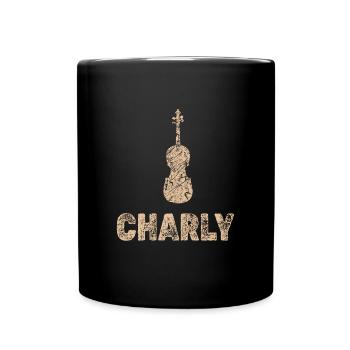 Cello Charly - Full Colour Mug - black - Front