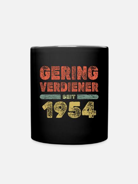 1954 1954 - Tasse einfarbig - Schwarz