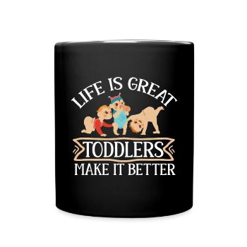 Childcare Teacher Educator - Full Colour Mug - black - Front