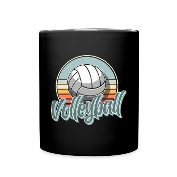 Volleyball - Full Colour Mug - black - Front