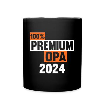 Werdender Opa 2031 - Tasse einfarbig - Schwarz - Vorne