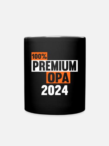 Werdender Opa 2031 - Tasse einfarbig - Schwarz