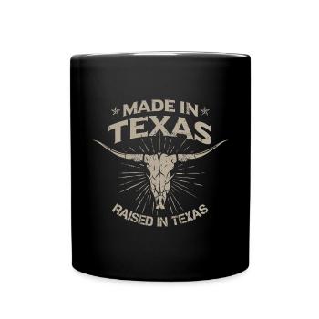Fabriqué au Texas - Mug uni - noir - Devant