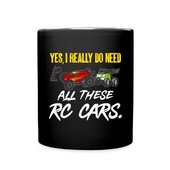 RC Car Ferngesteuertes Auto - Tasse einfarbig - Schwarz - Vorne