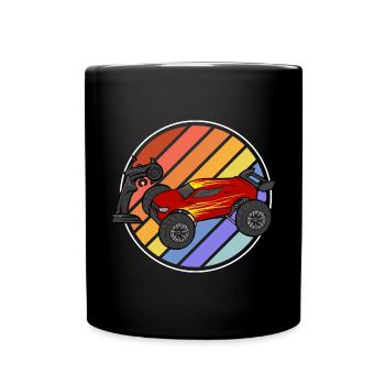 RC Car Ferngesteuertes Auto - Tasse einfarbig - Schwarz - Vorne