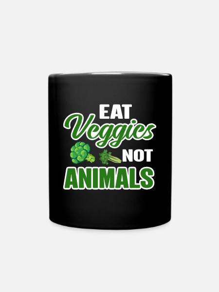 Vegan Veganism - Full Colour Mug - black