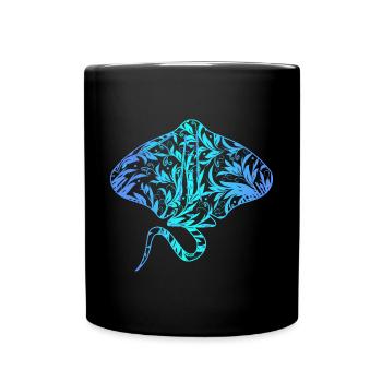 Mantarochen Hawaiianischer Mantarochen-liebhaber - Tasse einfarbig - Schwarz - Vorne