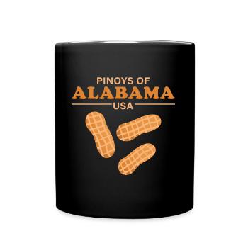 Alabama Fil-Am Design for proud Pinoys - Full Colour Mug - black - Front