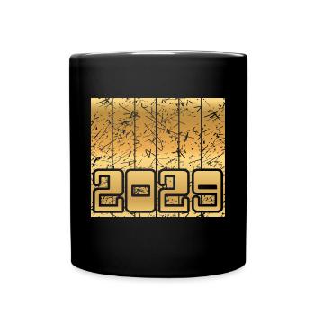 2029 - Tasse einfarbig - Schwarz - Vorne