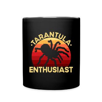 Tarantula enthusiast pet spider owner - Full Colour Mug - black - Front