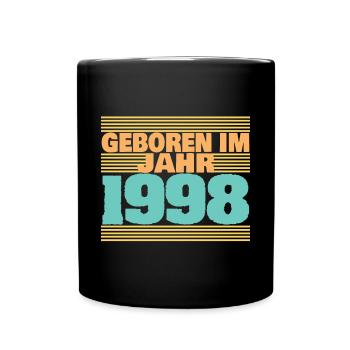 1998 - Tasse einfarbig - Schwarz - Vorne