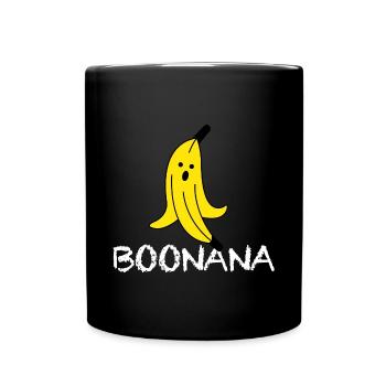 Boonana Banane, Fantôme, Fantôme, Photos drôles - Mug uni - noir - Devant
