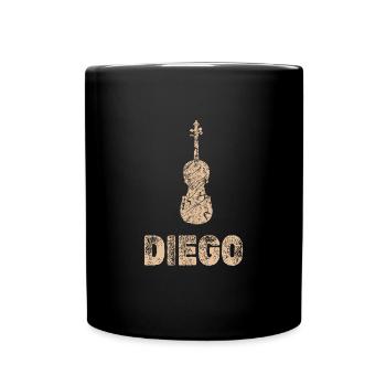 Diego as viola - Full Colour Mug - black - Front
