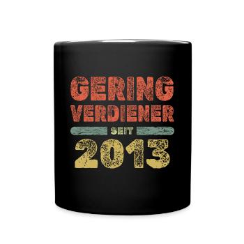 2013 - Tasse einfarbig - Schwarz - Vorne