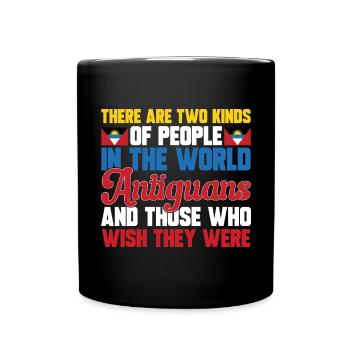 Antigua and Barbuda flag - Full Colour Mug - black - Front