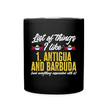 Drapeau d’Antigua-et-Barbuda - Mug uni - noir - Devant