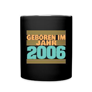 2006 2006 - Tasse einfarbig - Schwarz - Vorne