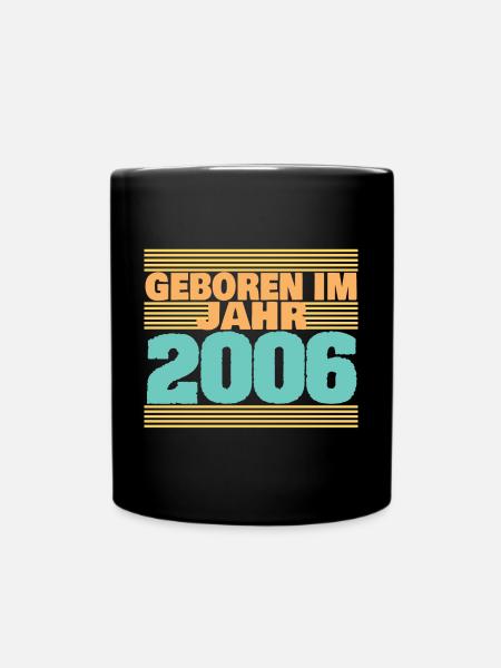 2006 2006 - Tasse einfarbig - Schwarz