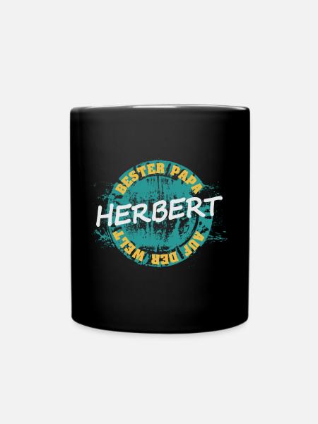 Herbert - Tasse einfarbig - Schwarz