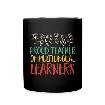 Lehrkraft Englisch Zweitsprache Fremdsprache - Tasse einfarbig - Schwarz - Vorne