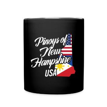 Filipinos von New Hampshire Design für Fil-Ams - Tasse einfarbig - Schwarz - Vorne