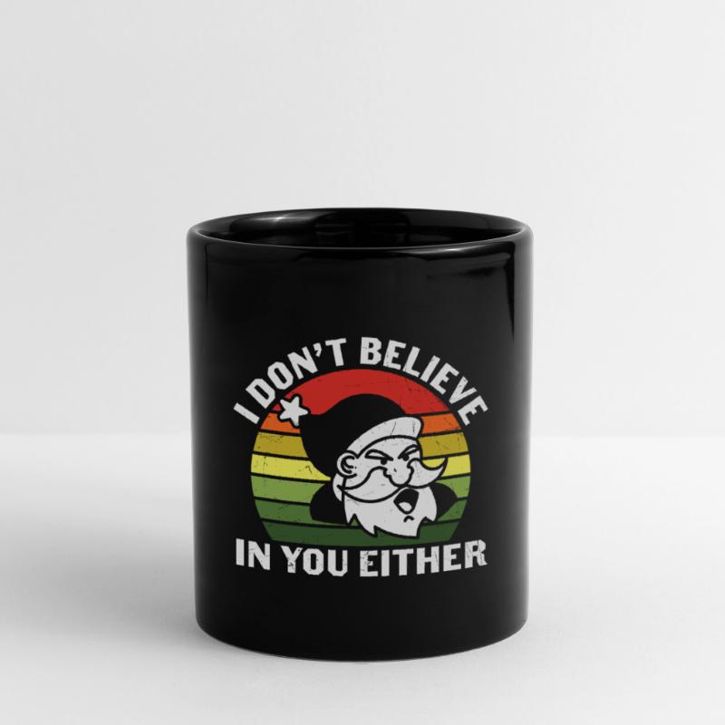 Weihnachtsmann Pullover -Weihnachten Geschenke Tasse einfarbig