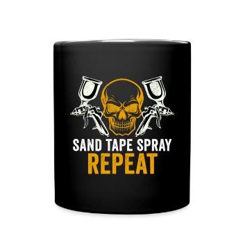 Automotive Car Painter Saying Auto Body Painter - Full Colour Mug - black - Front