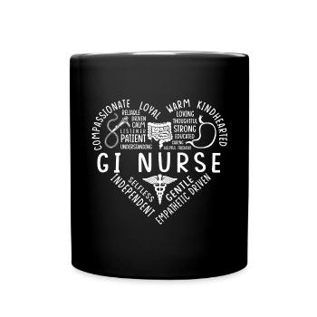 Gastroenterologie Endoskopie Koloskopie - Tasse einfarbig - Schwarz - Vorne