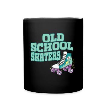 Talk Derby To Me Roller Derby Patins à roulettes - Mug uni - noir - Devant