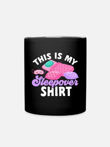 Soirée pyjama pyjama soirée pyjama - Mug uni - noir