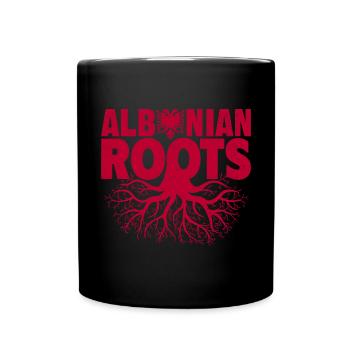 Albanian Flag Albanian Eagle Shqiponja - Full Colour Mug - black - Front