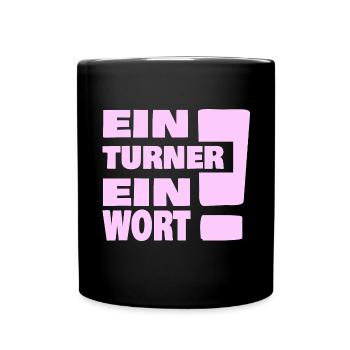Turnen Turnen - Tasse einfarbig - Schwarz - Vorne