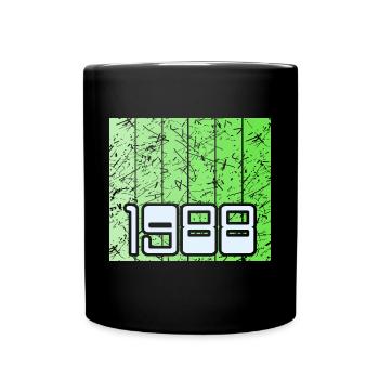 Vert 1988 - Mug uni - noir - Devant