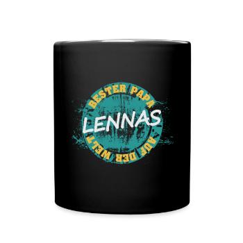 Lennas - Tasse einfarbig - Schwarz - Vorne