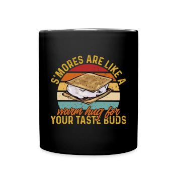 S'more Campfire Marshmallow Camping - Mug uni - noir - Devant