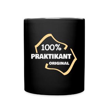 Beruf Praktikant - Tasse einfarbig - Schwarz - Vorne