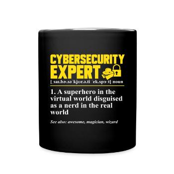 Cybersécurité Hackers Sécurité informatique - Mug uni - noir - Devant