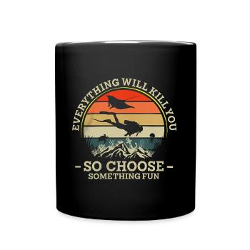 23F 0319 bk - Mug uni - noir - Devant