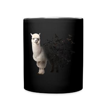 Alpaca - Full Colour Mug - black - Front