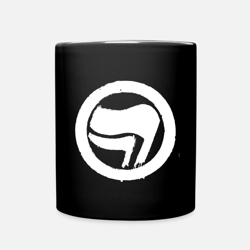 Symbole Action antifasciste - Mug uni - noir