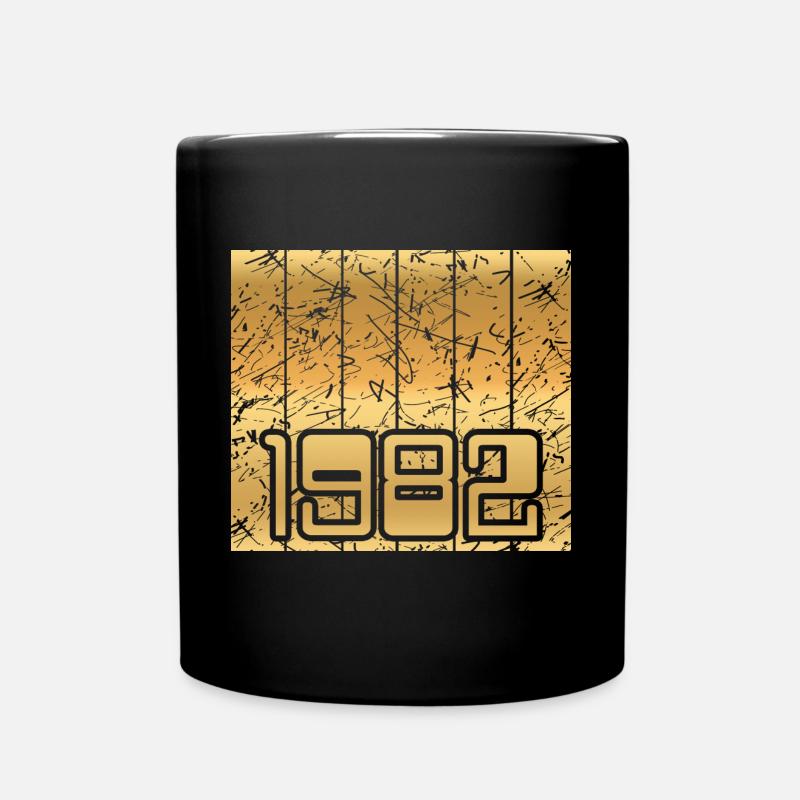 1982 - Tasse einfarbig - Schwarz