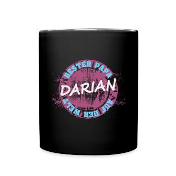 Vatertag Darian - Tasse einfarbig - Schwarz - Vorne