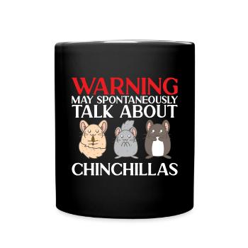 Chinchilla - Mug uni - noir - Devant