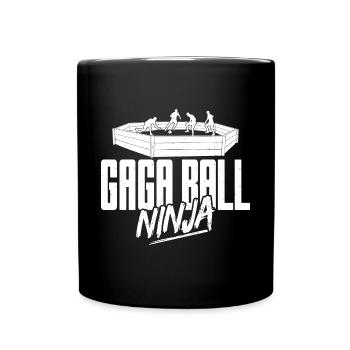 Gaga Ball Dodgeball Gagaball Player Gaga Ball - Full Colour Mug - black - Front